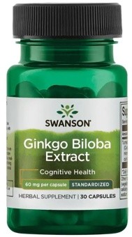 Swanson Ginkgo Biloba Extract - Standardized 60 mg 